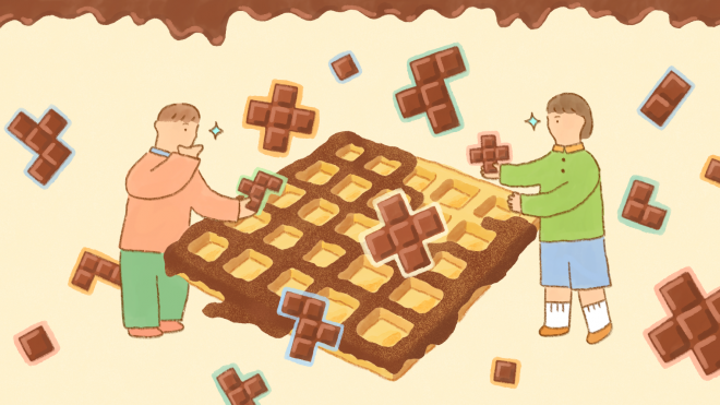 [5월의 퍼즐] 초콜릿 와플